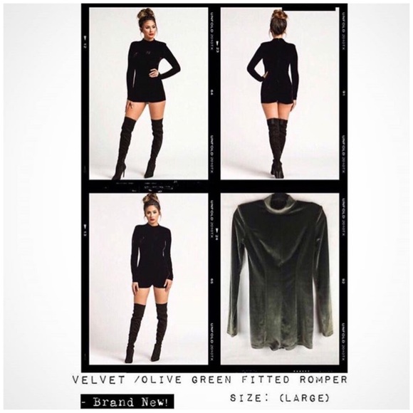 REHAB - VELVET ROMPER - Picture 2 of 7